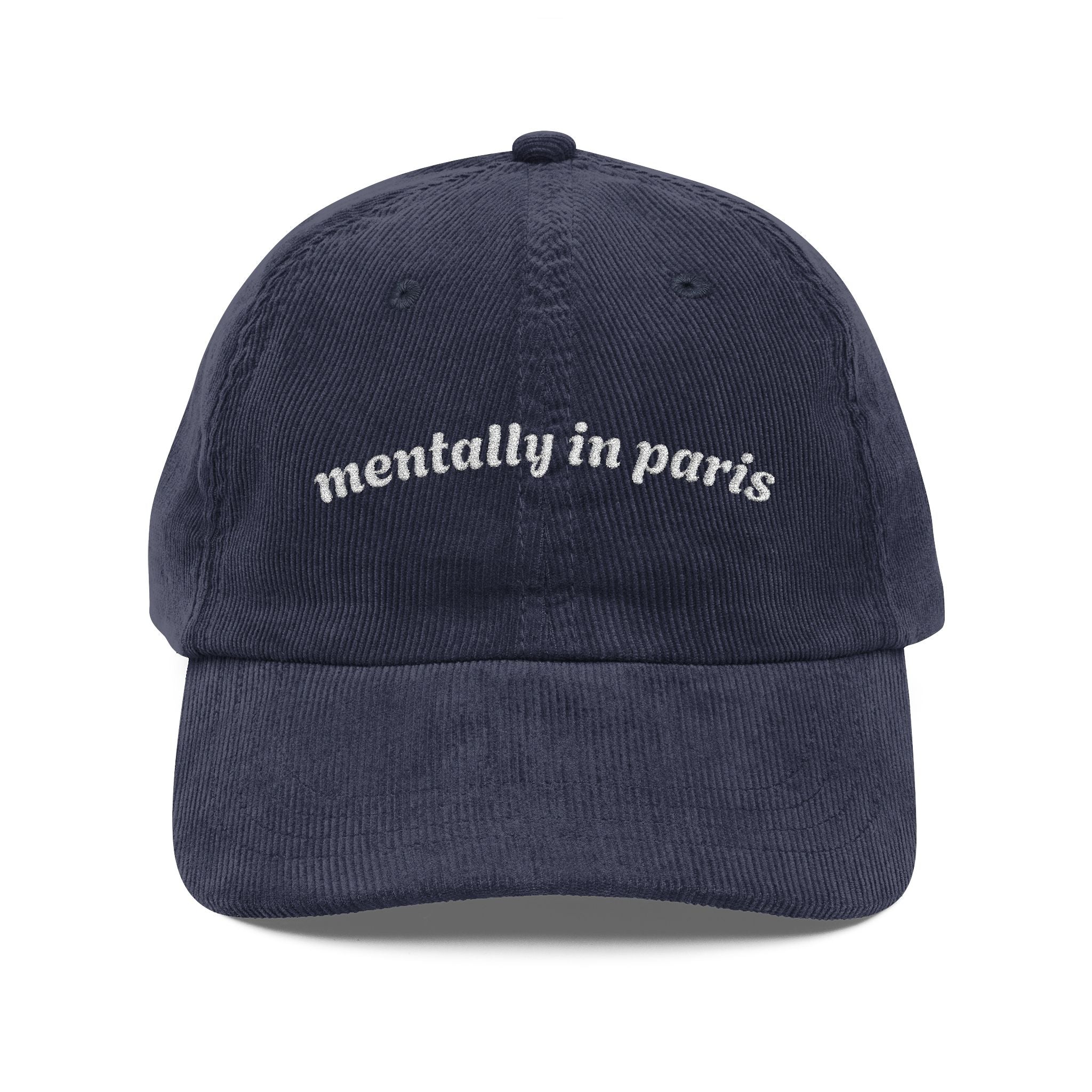 Vintage Corduroy Cap (Embroidery)