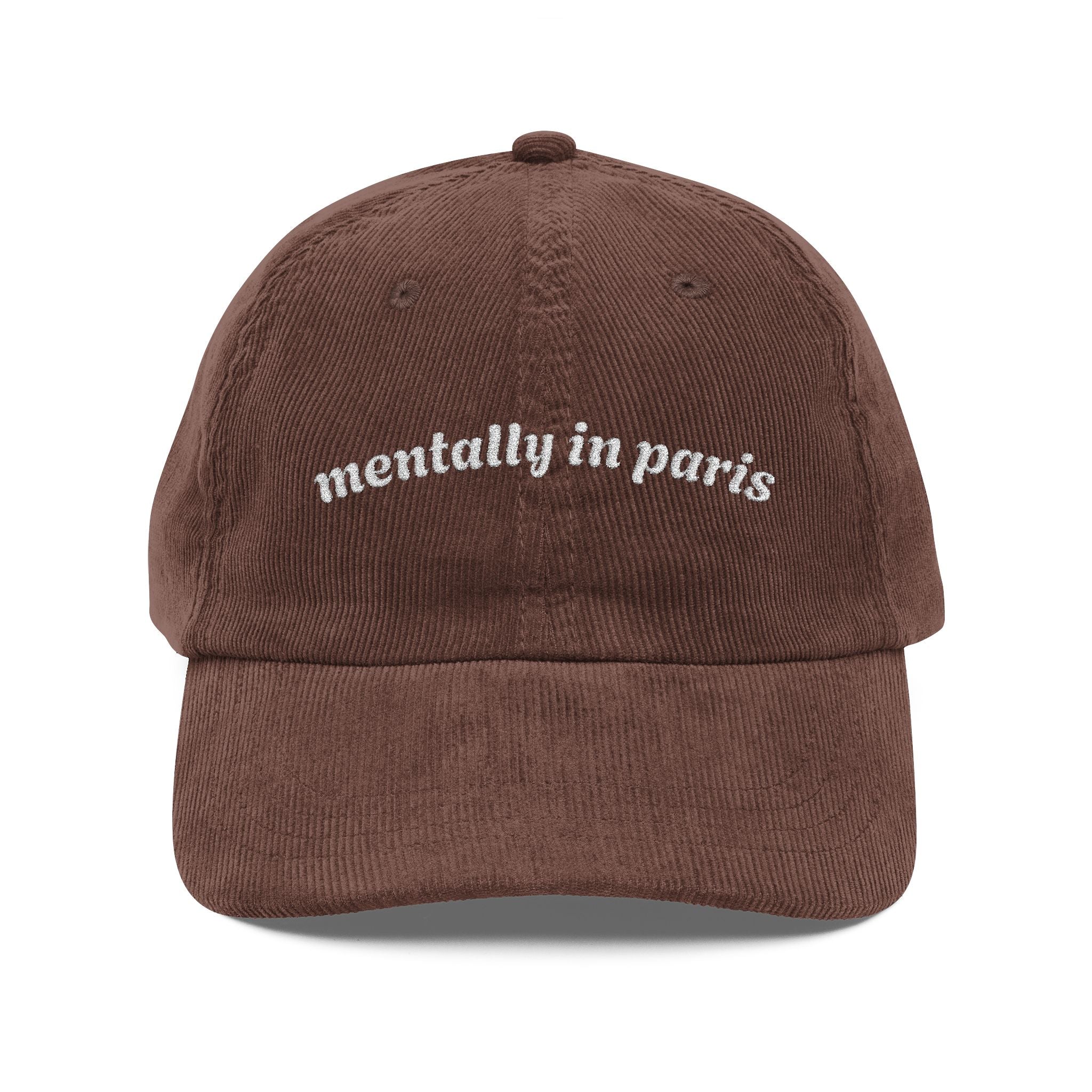 Vintage Corduroy Cap (Embroidery)
