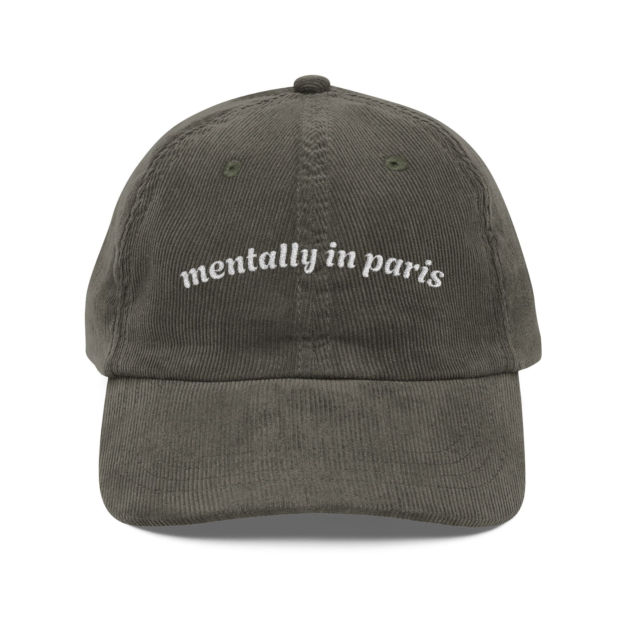 Vintage Corduroy Cap (Embroidery)